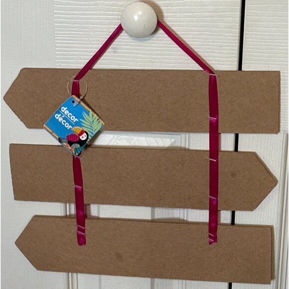 Greenbrier International, Inc. Summertime Theme Wooden Hanging Décor 12" Tall - Picture 2 of 10